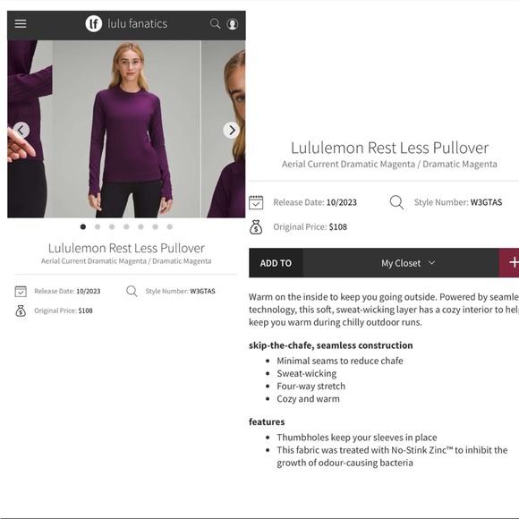 Lululemon rest less bundle - Picture 5 of 9